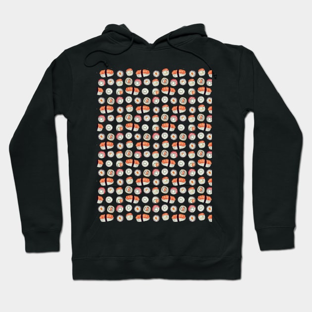 Sushi Pattern Hoodie by solfortuny